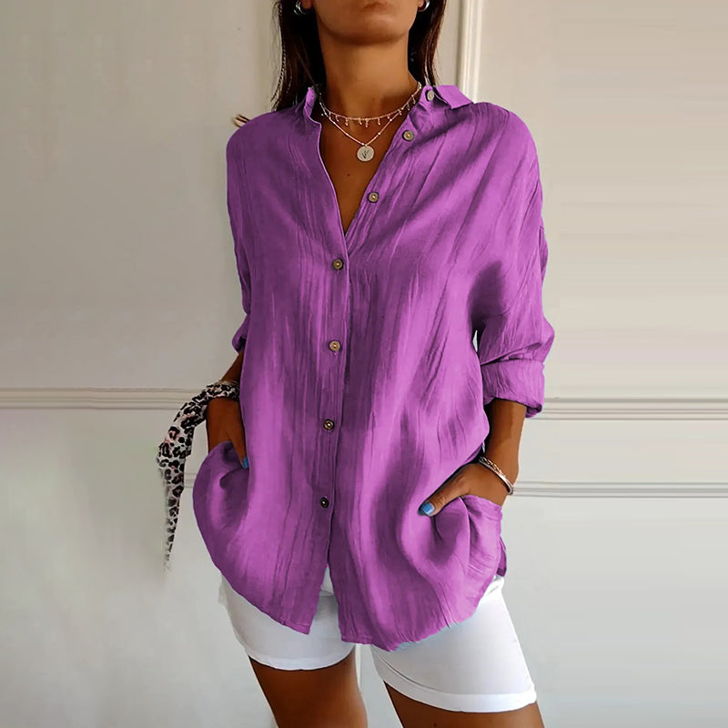 Camisa de estilo vintage atemporal