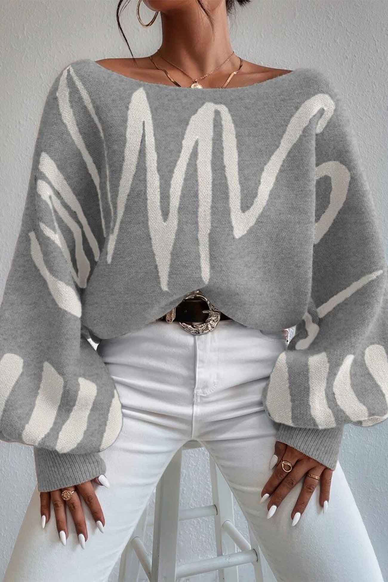 Suéter de diseño cuidado