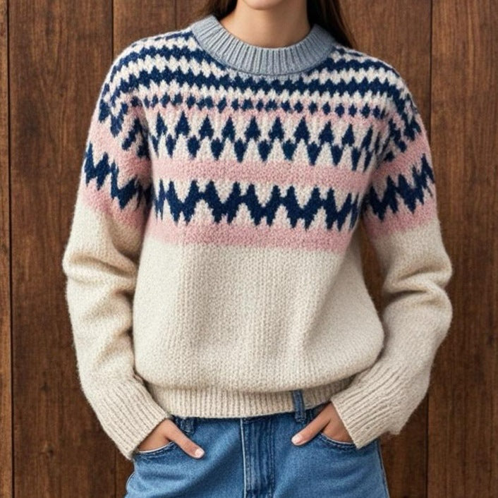 Suéter de inspiración vintage