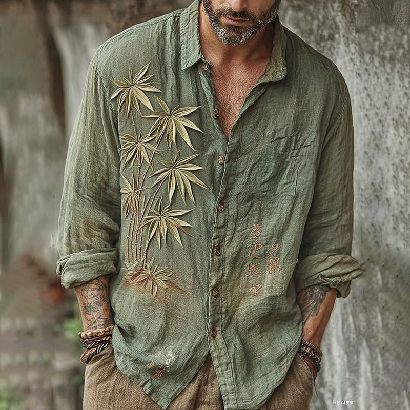 Camisa de estilo vintage atemporal