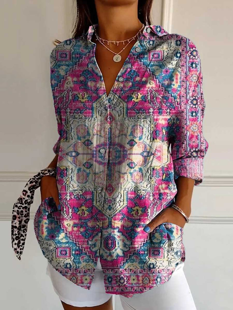 Camisa de diseño cuidado
