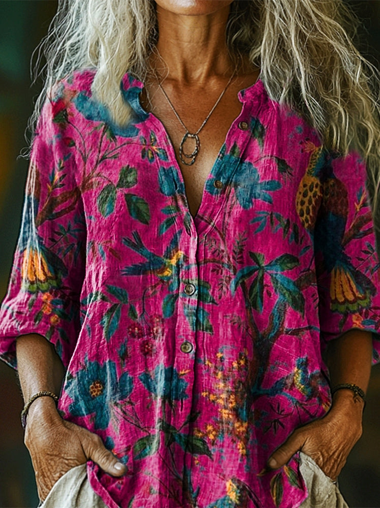 Camisa de diseño cuidado