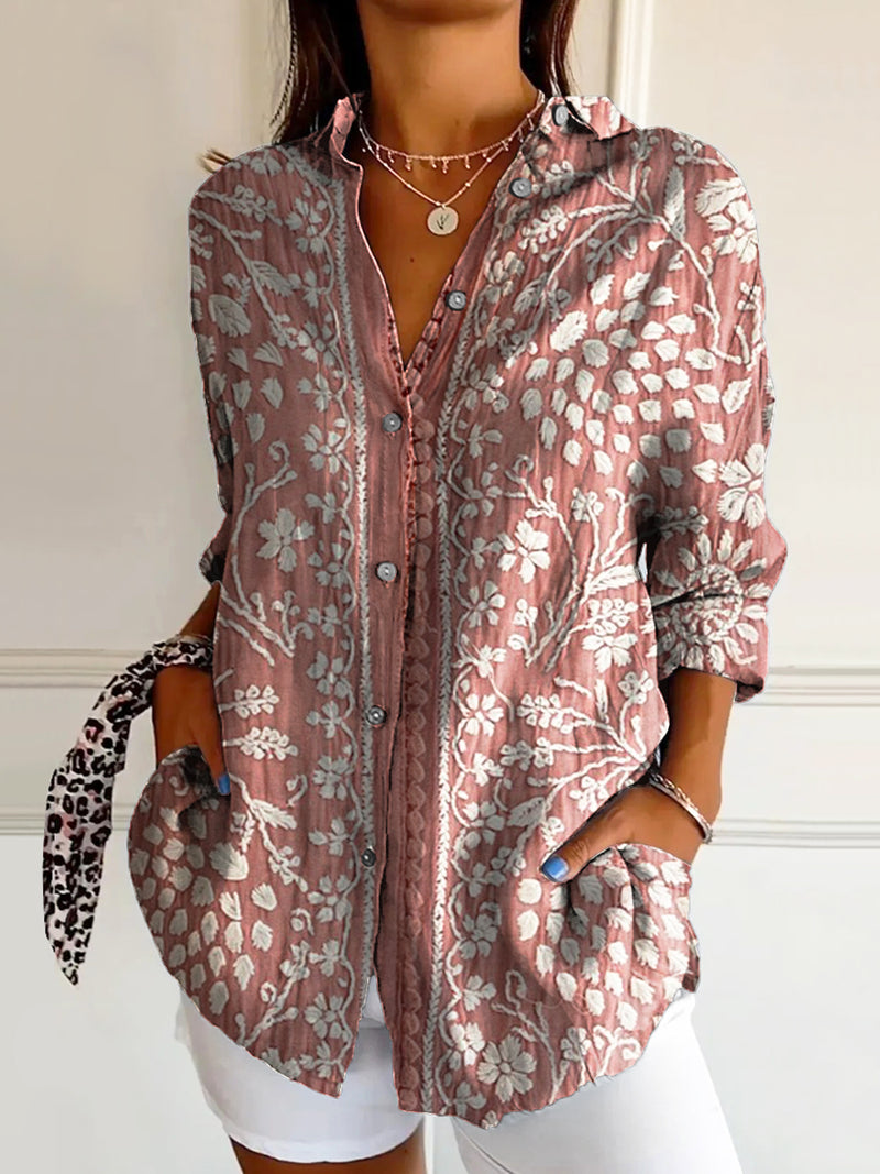 Camisa bellamente confeccionado