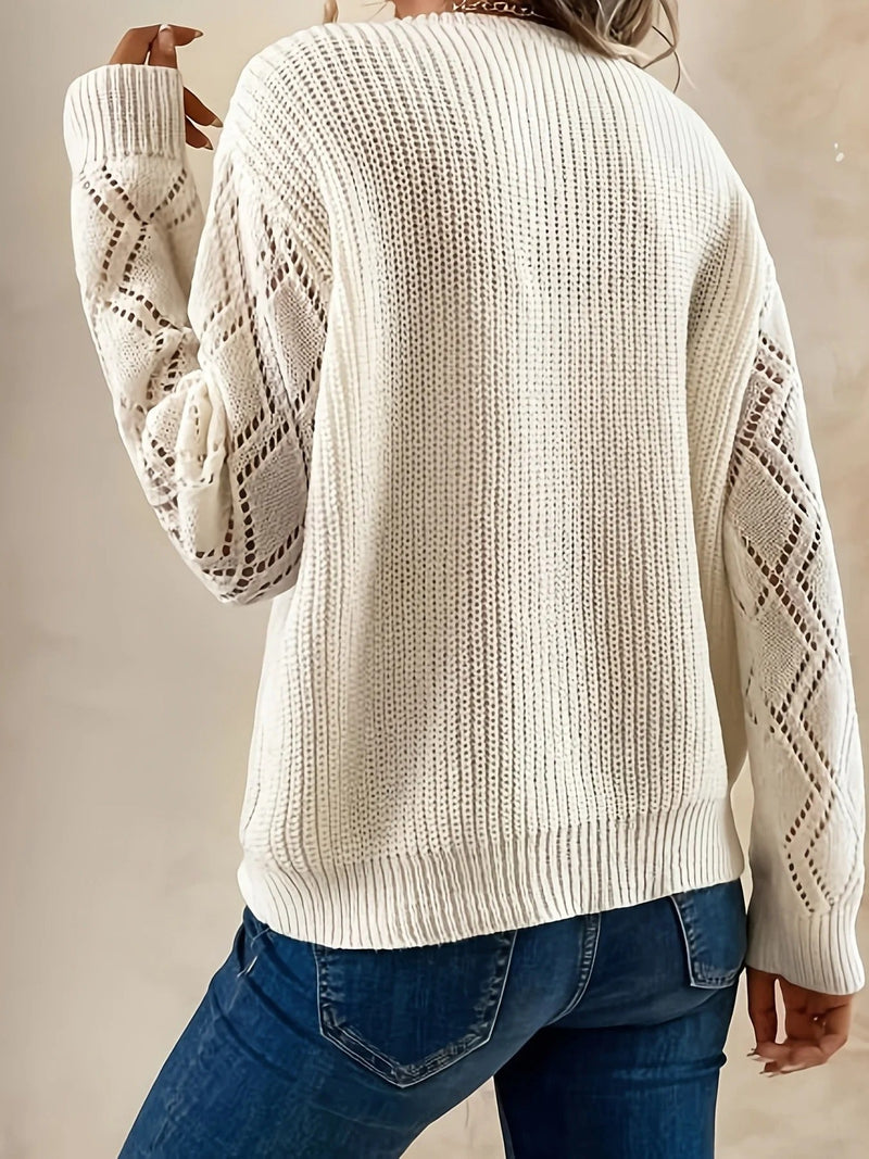 CM | MW - Elegante jersey de punto con escote en V
