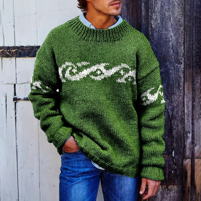 Suéter de inspiración vintage