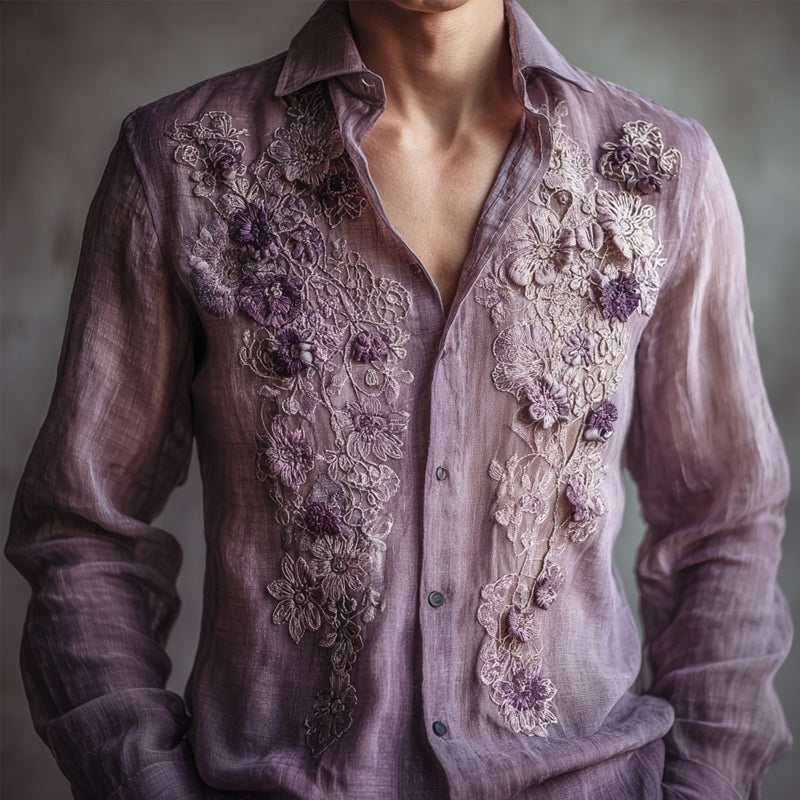 Camisa bellamente confeccionado