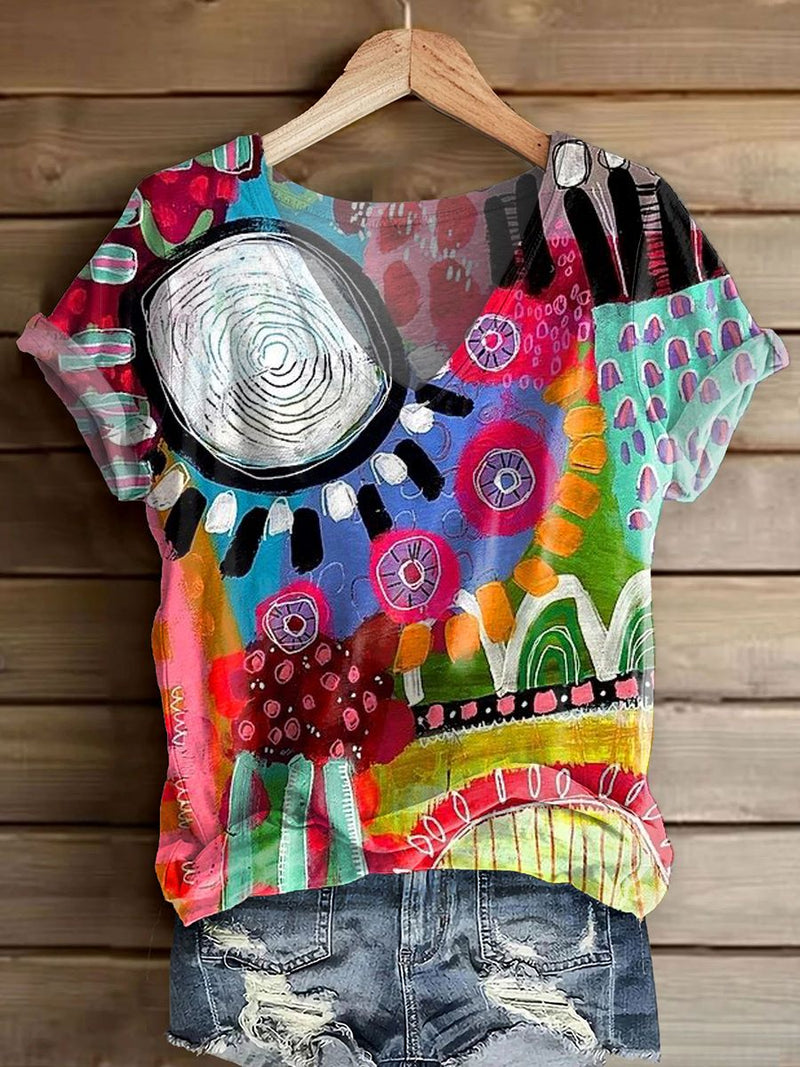 Camiseta de diseño cuidado