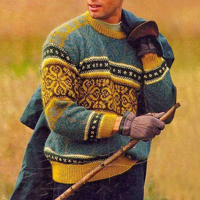 Suéter de inspiración vintage