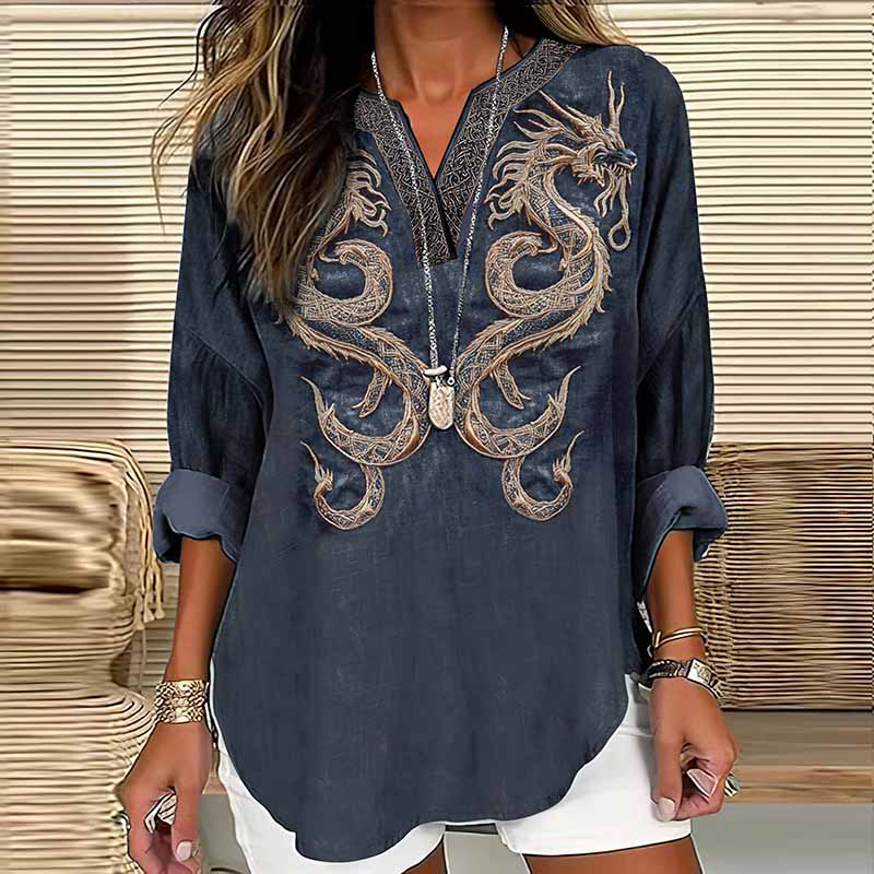 Camisa de inspiración vintage