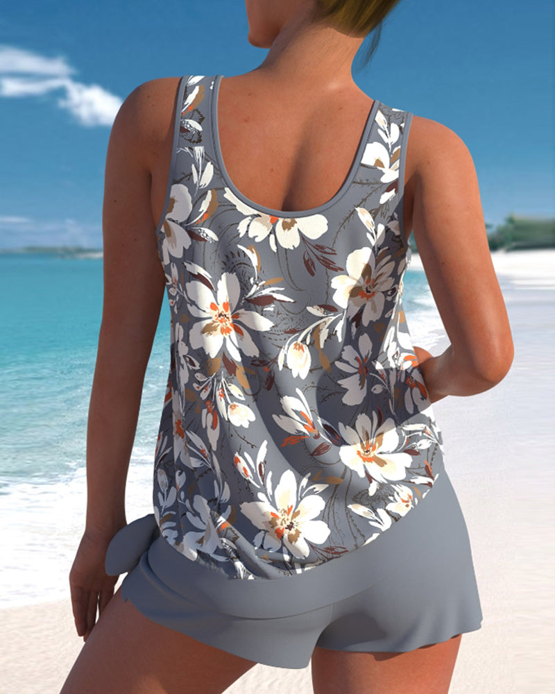 KL | Tankini con estampado floral