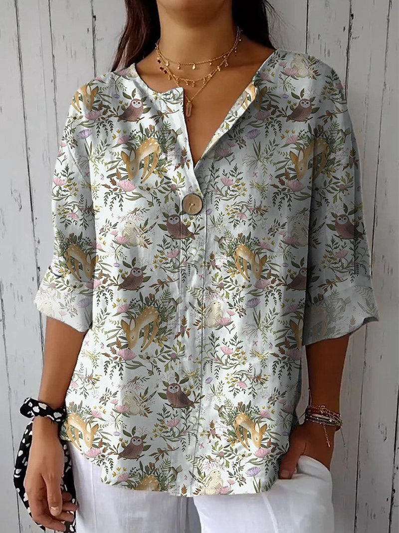 Camisa de inspiración vintage
