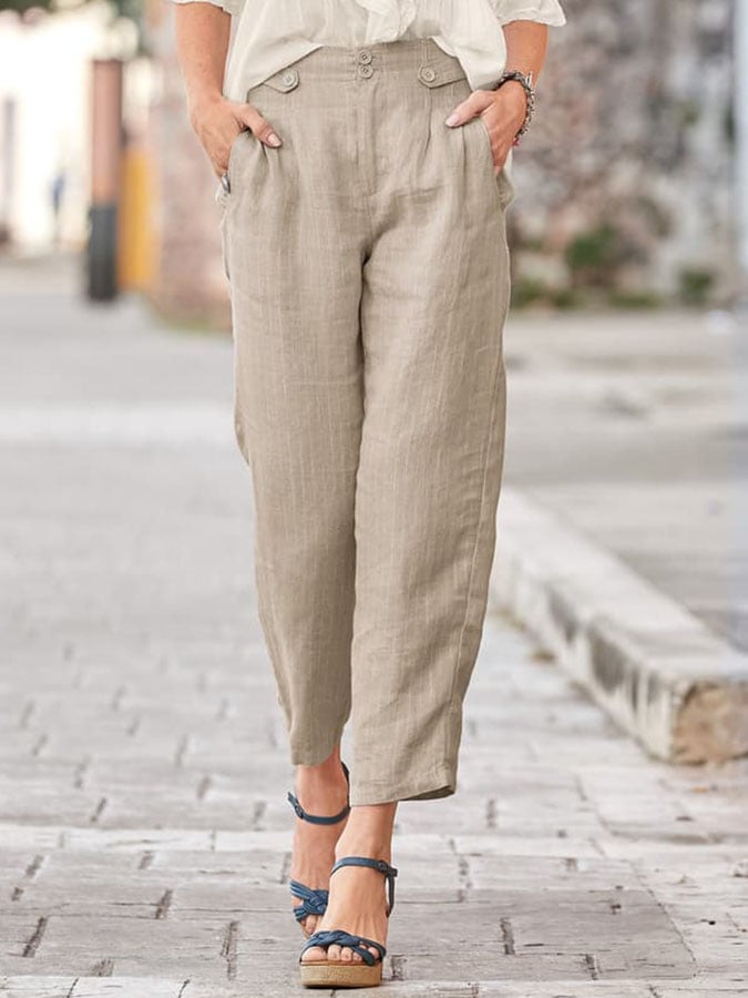 Pantalones de diseño elegante
