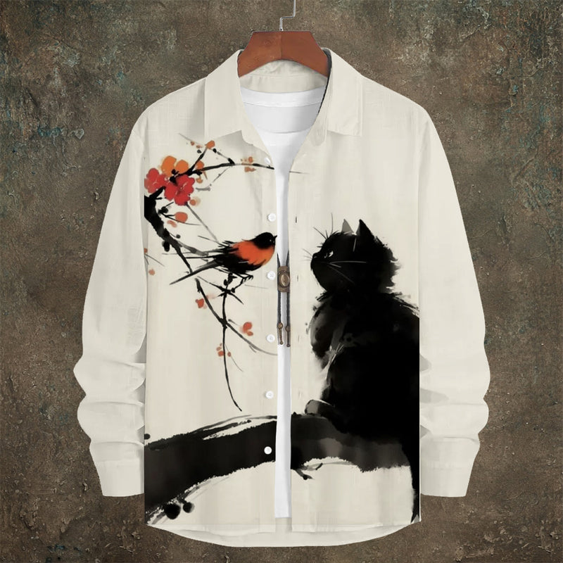 Camisa de estilo vintage atemporal