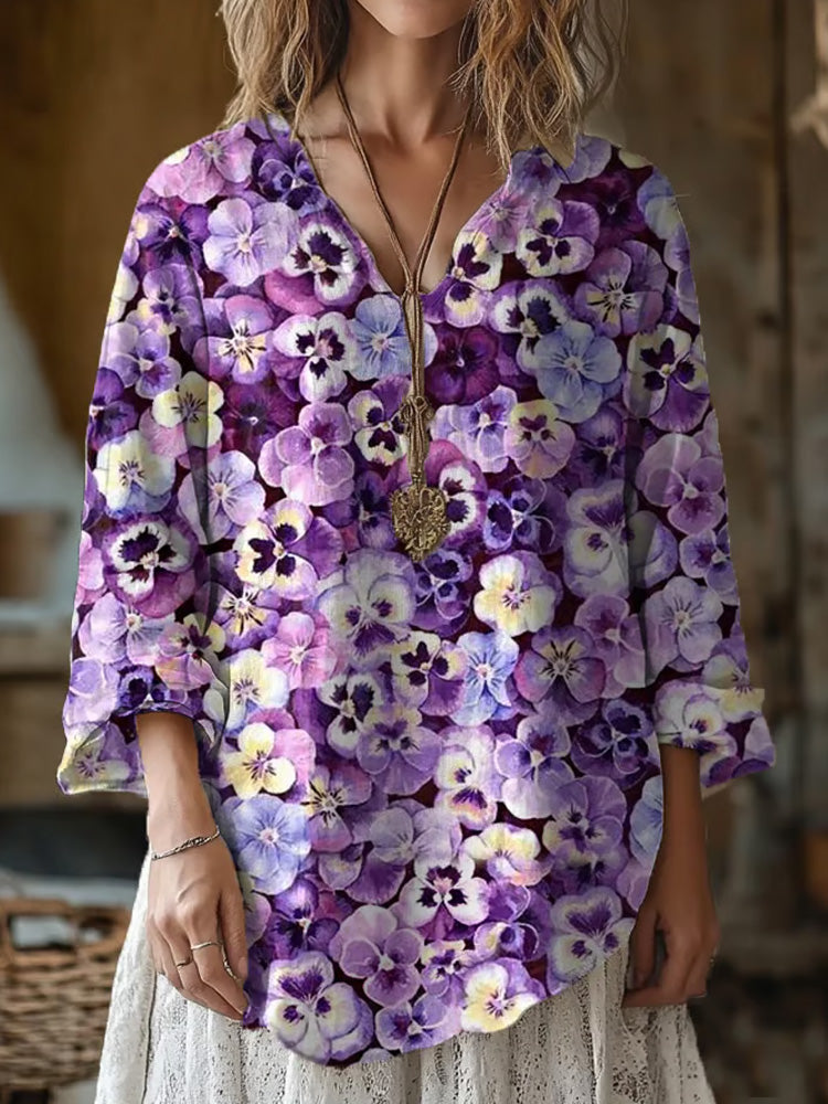 Camisa de inspiración vintage