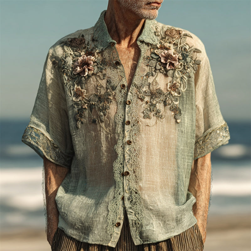 Camisa bellamente confeccionado