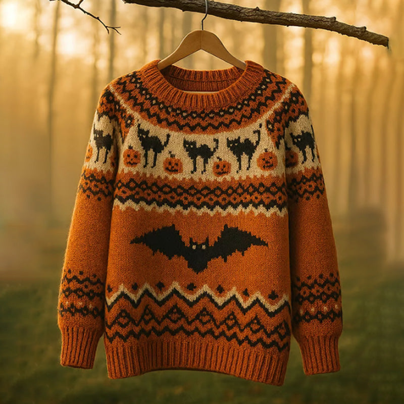 Suéter de inspiración vintage