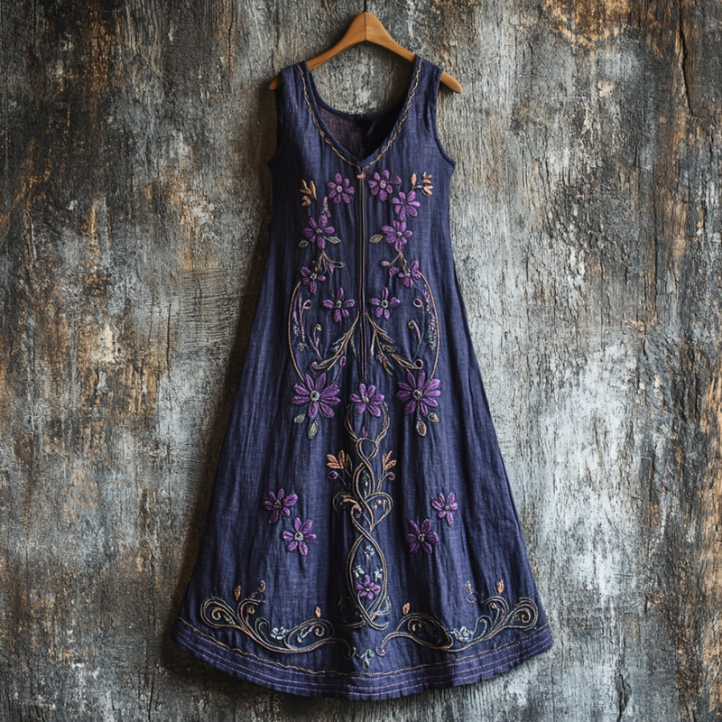 Vestido de estilo vintage atemporal