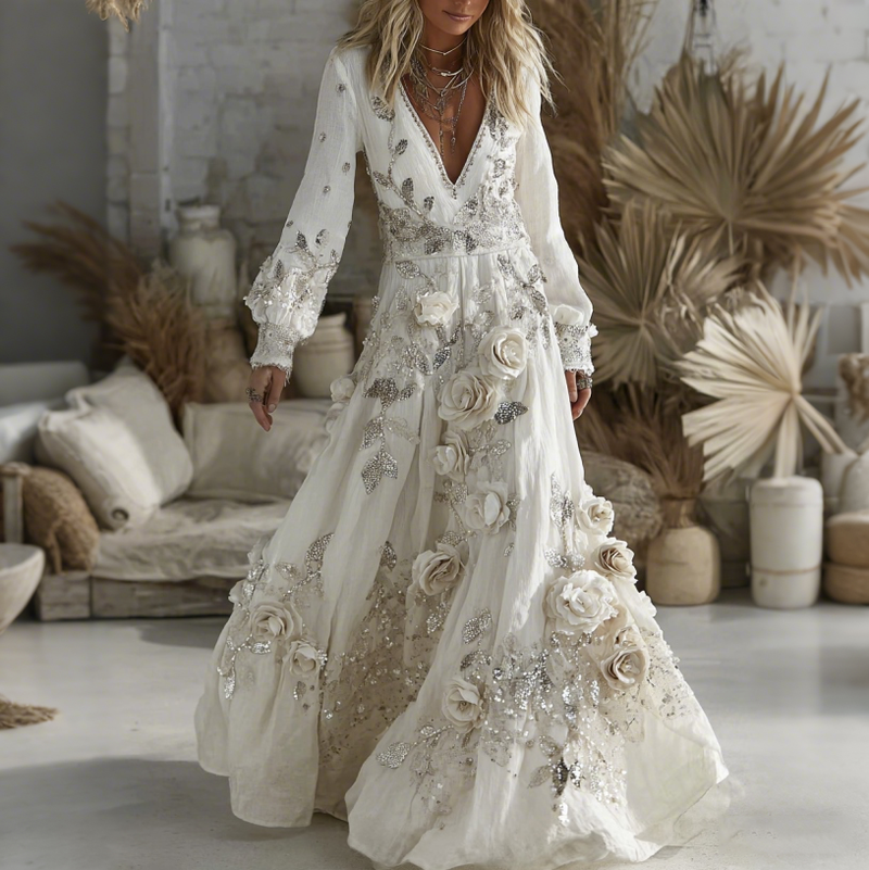 Vestido de diseño cuidado