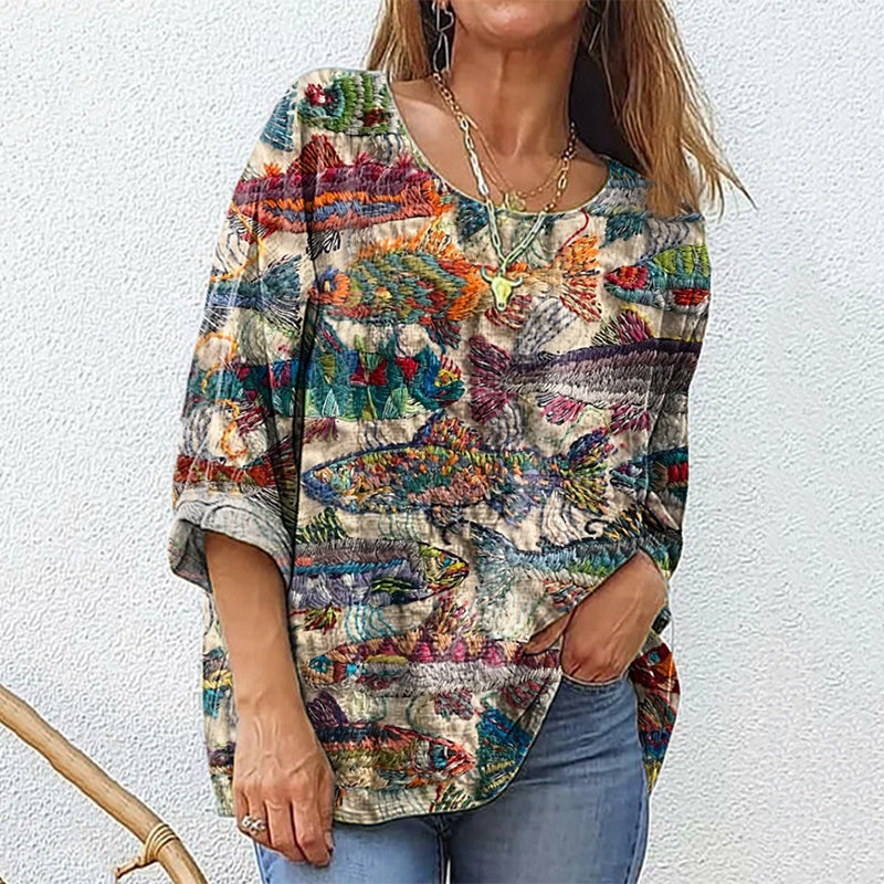 Camisa de inspiración vintage