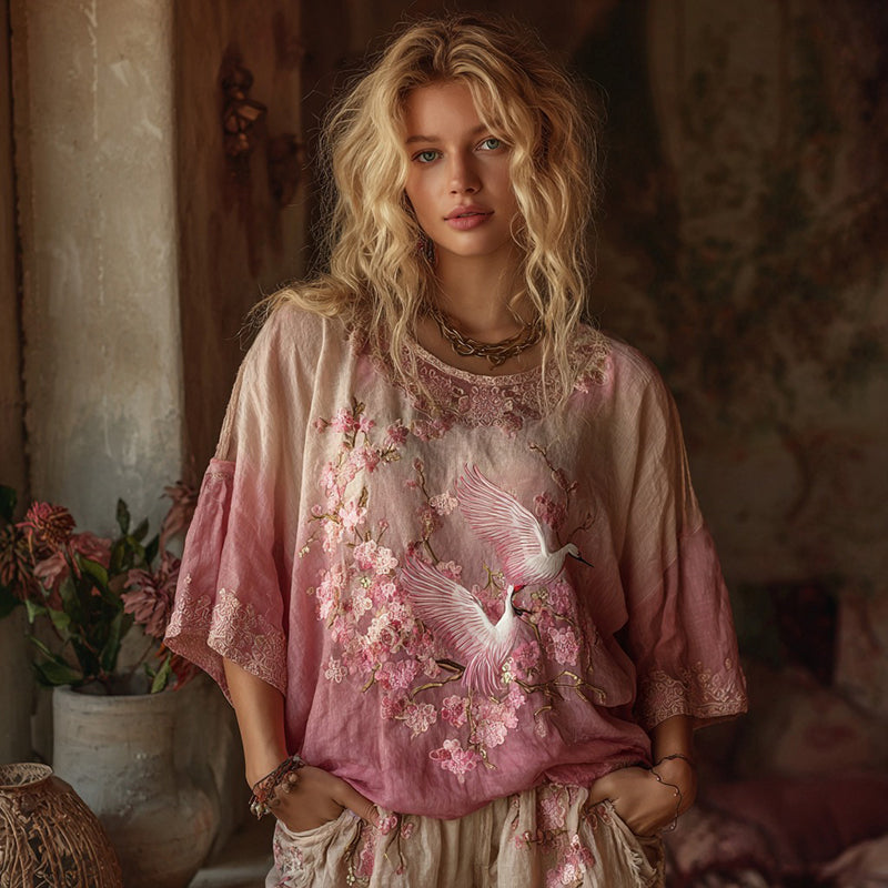 Camisa de estilo vintage atemporal