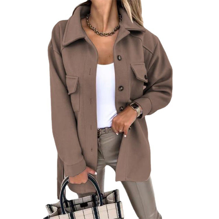 CM | elegante chaqueta con botones y bolsillos