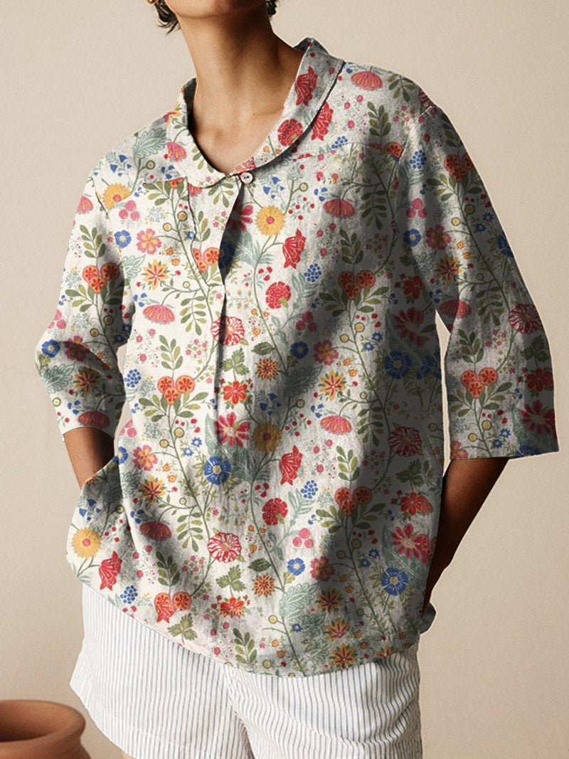 Camisa de estilo vintage atemporal