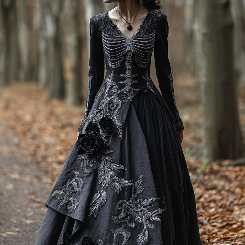 Vestido de estilo vintage atemporal