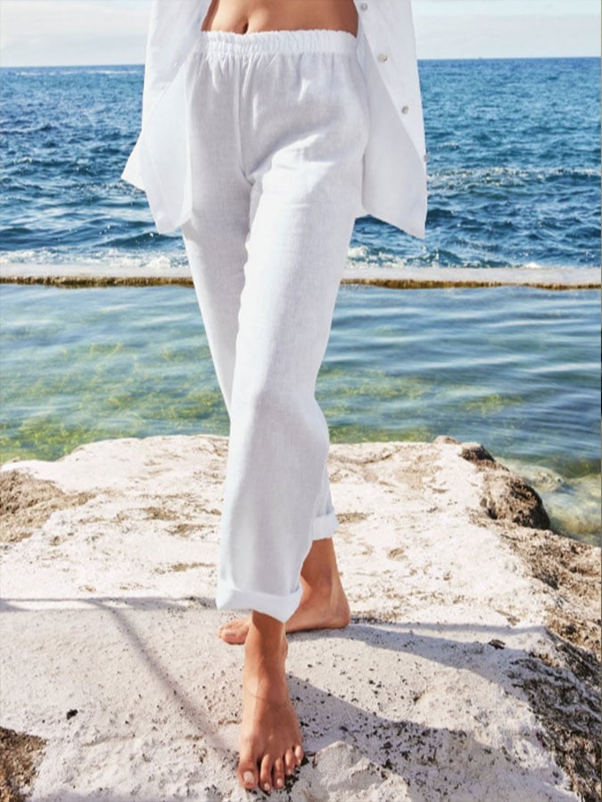 Pantalones de diseño elegante