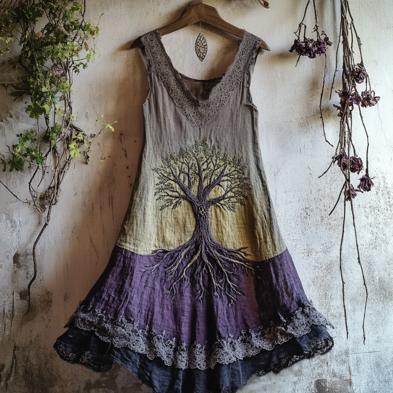 Vestido de estilo vintage atemporal