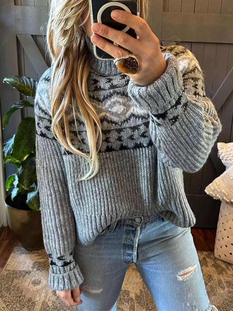 Suéter de estilo vintage atemporal