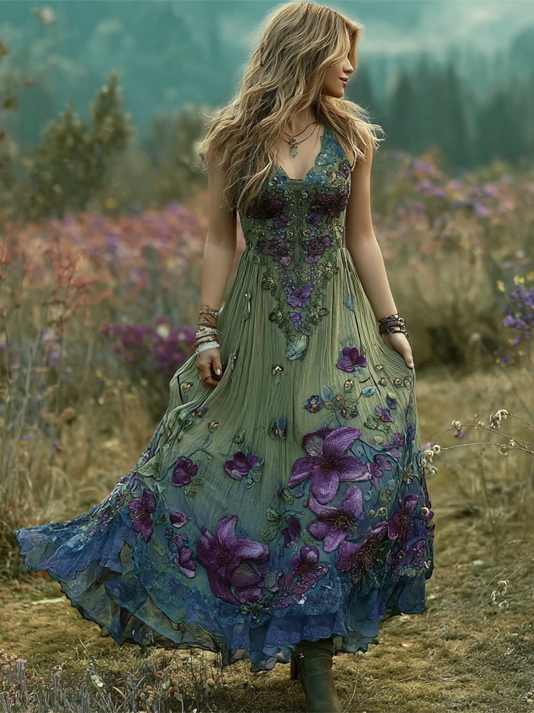 Vestido de inspiración vintage