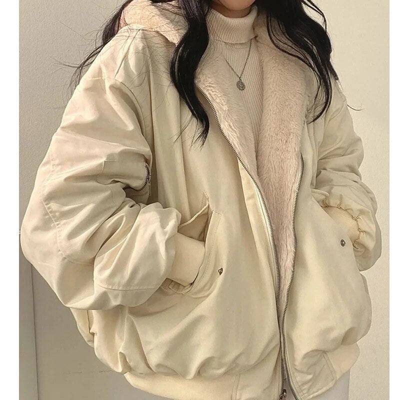 CM | Abrigo de invierno de lujo oversize