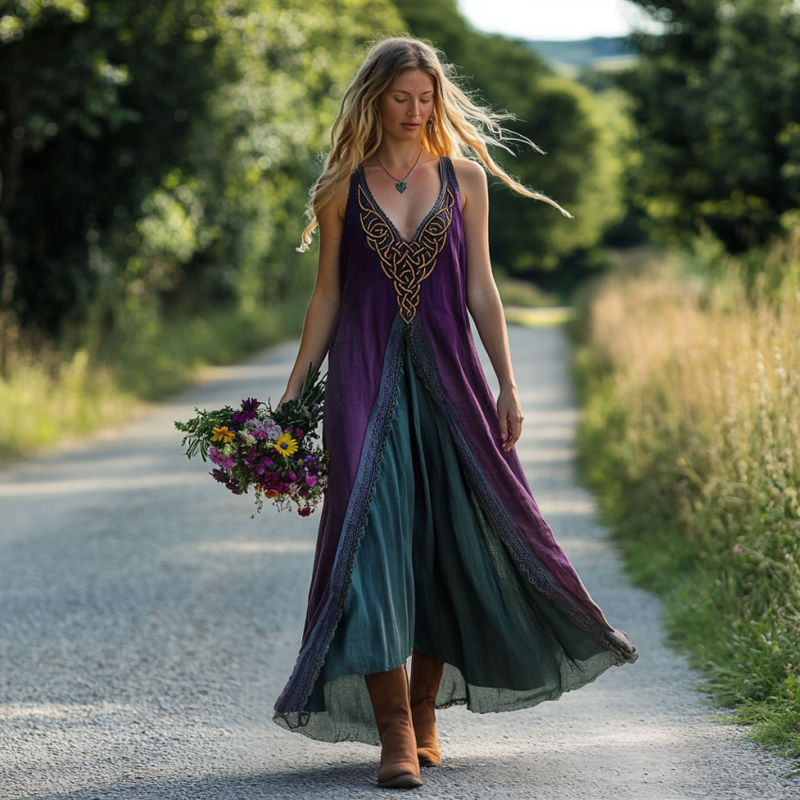 Vestido de estilo vintage atemporal