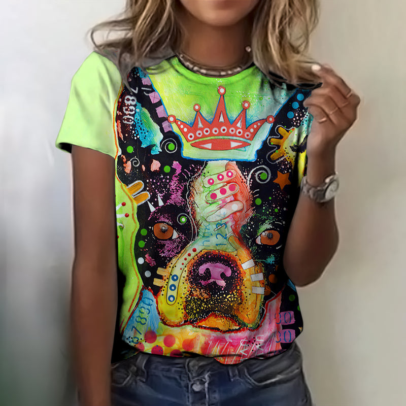 Camiseta de diseño cuidado
