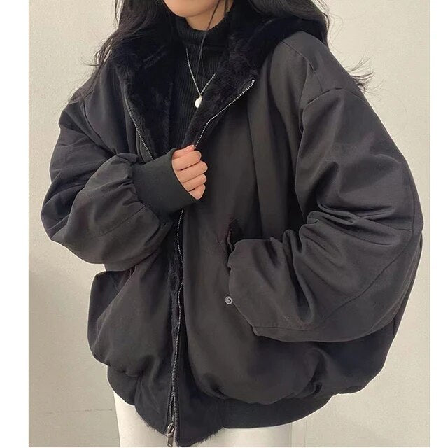 CM | Abrigo de invierno de lujo oversize
