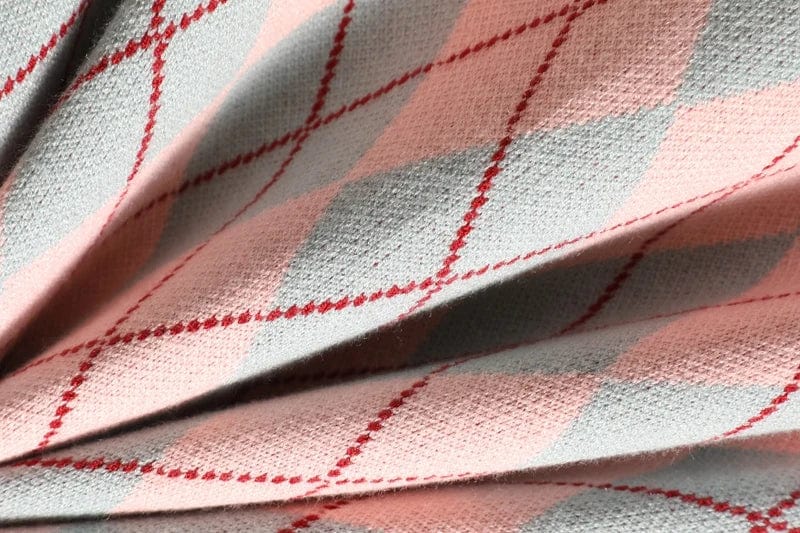 CM | MW Vintage jersey de punto con cuadros de diamantes