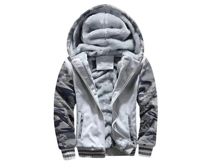 CM | Sudadera con capucha oversize de invierno para hombre