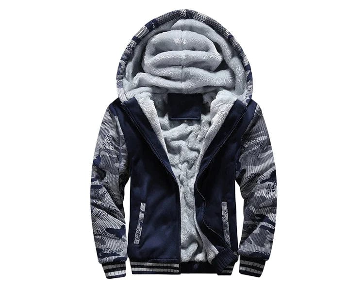 CM | Sudadera con capucha oversize de invierno para hombre