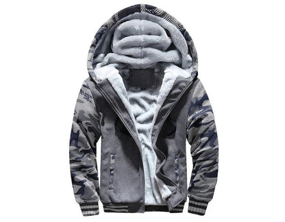 CM | Sudadera con capucha oversize de invierno para hombre