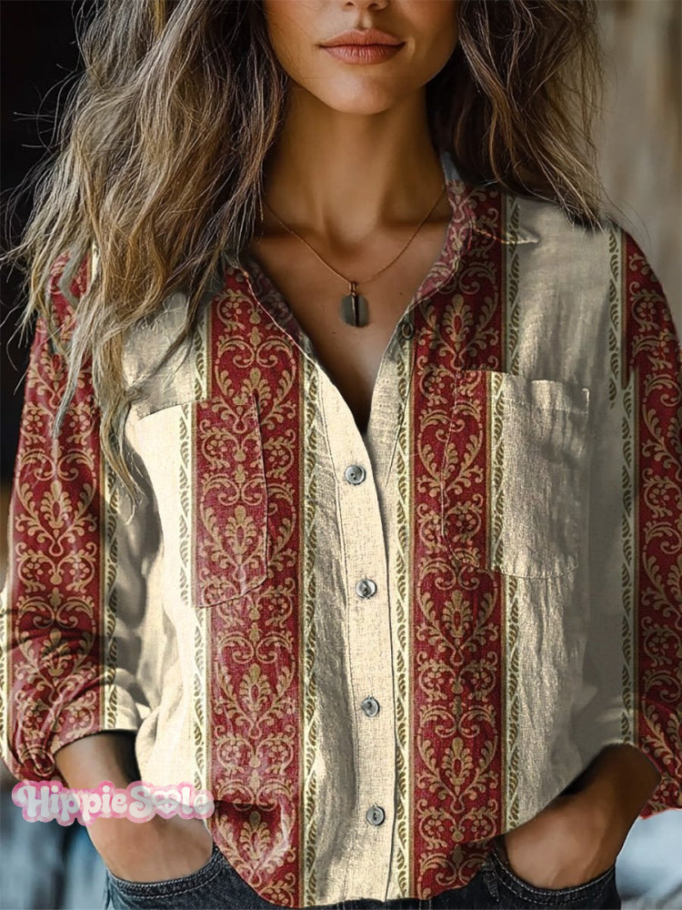 Camisa de estilo vintage atemporal