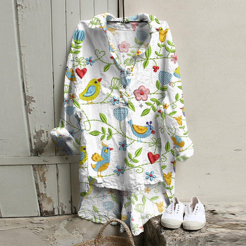 Blusa de inspiración vintage