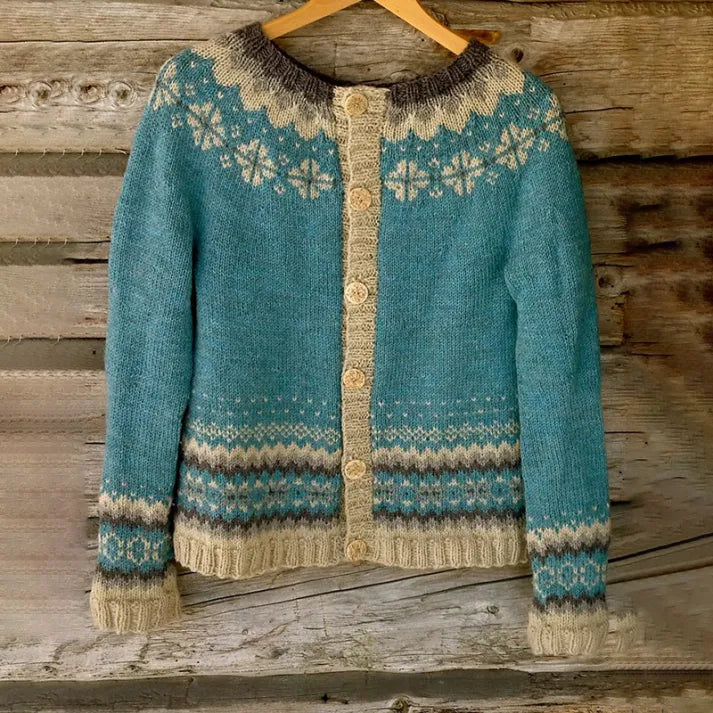 Suéter de inspiración vintage