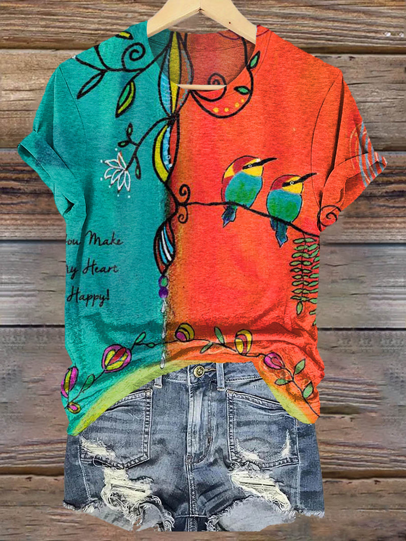 Camiseta de inspiración vintage