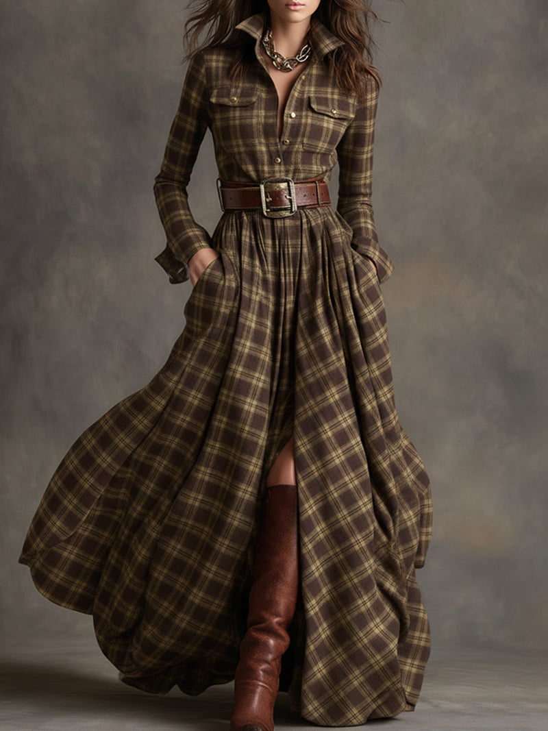 Vestido de estilo vintage atemporal