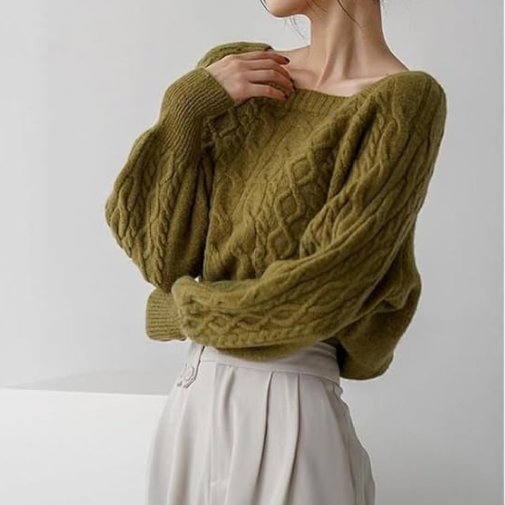 Suéter de estilo vintage atemporal