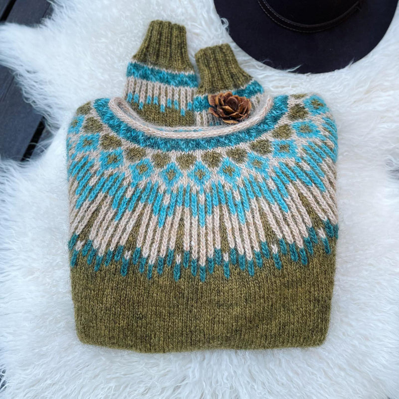 Suéter de estilo vintage atemporal