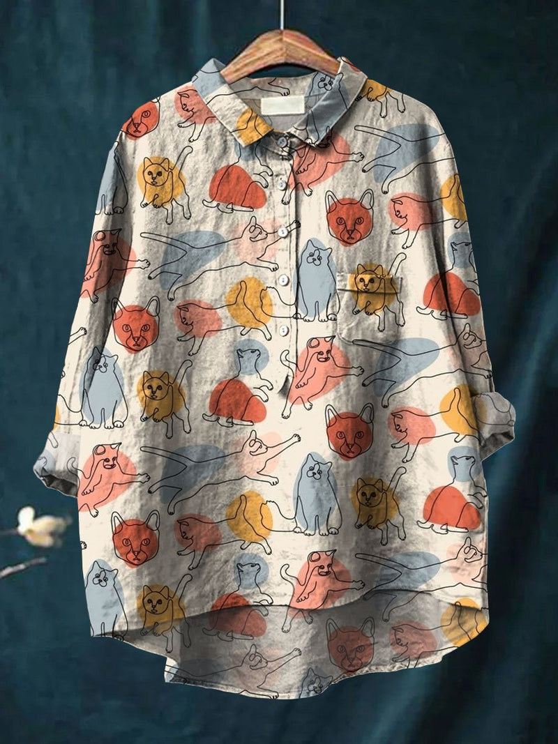 Camisa de inspiración vintage