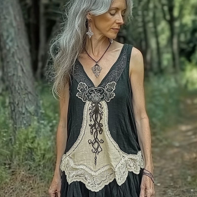 Vestido de inspiración vintage