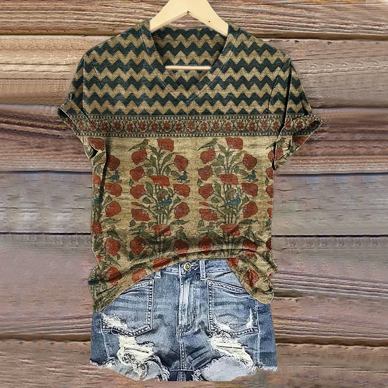 Camiseta de inspiración vintage