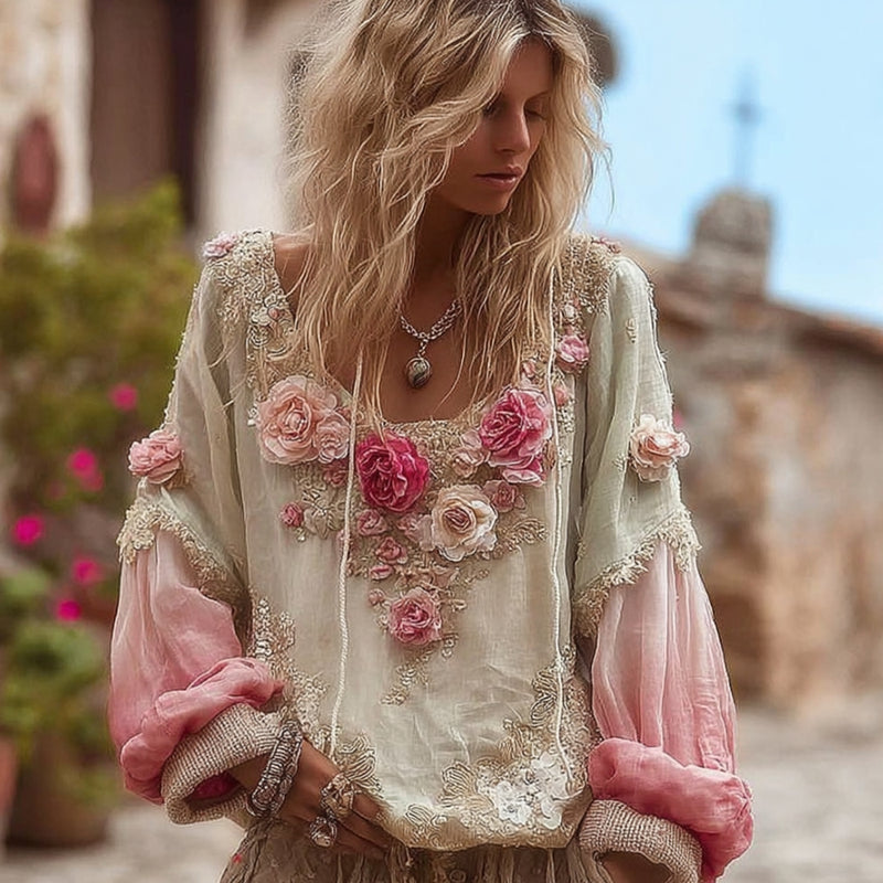Camisa bellamente confeccionado